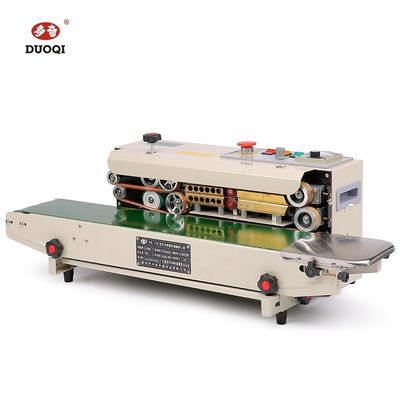 DUOQI FR-770 Машина для уплотнения пластиковых пакетов с цифровой панелью и скоростью 25 м/мин