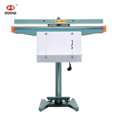 Простая в эксплуатации DUOQI PFS-650*1 Продовольственная промышленность Алюминиевая рама Педальная педальная уплотнительная машина