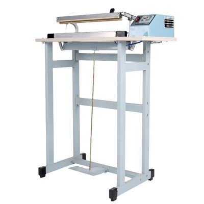 71000 мм DUOQI SFTD-600 CE Железная педаль ног Enseal Seal Bag Sealer с ножом Тепловой уплотнитель Полуавтоматический уплотнитель