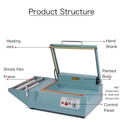 DUOQI 380L L-type Plastic Bag Sealing Cutting Machine для ручной упаковки фруктов