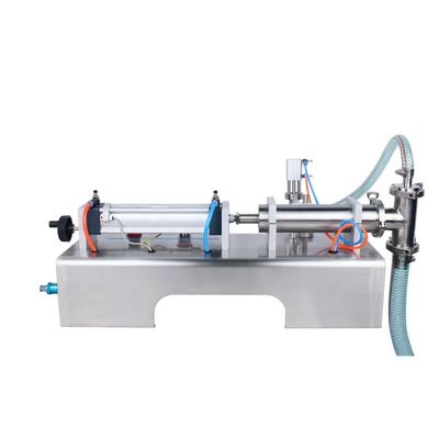 Y1WTD-50-500ml одноголовая поршневая машина для наполнения жидкостью с онлайн-поддержкой после обслуживания