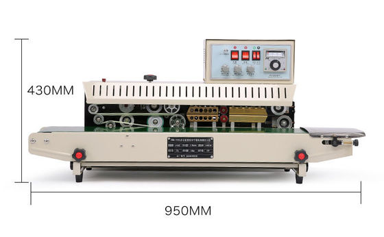 FR-980 Ink Coder Printer Vertical Continuous Plastic Bag Heat Band Sealer Packing Sealing Machine (ФР-980) Печатная машинка для печатания чернильных кодеров вертикальный непрерывный пластиковый пакет
