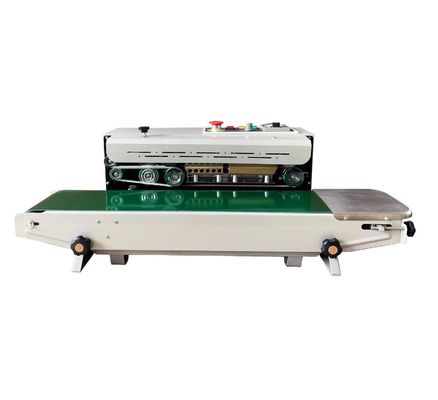 FR-900 Горизонтальный уплотнитель непрерывной ленты 220V/Hz Пластиковая упаковка Дата печати