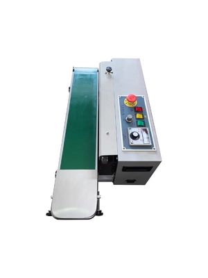FR-900 Горизонтальный уплотнитель непрерывной ленты 220V/Hz Пластиковая упаковка Дата печати