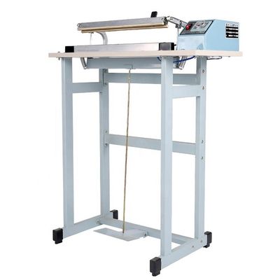 220V DUOQI SFTD-600 CE Железный педаль ноги Enseal Sealer Bag Sealer с ножом Тепловой герметизатор Полуавтоматическая герметизаторная машина